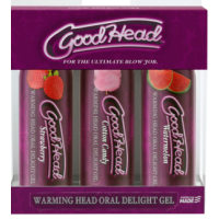 GoodHead: Warming Flavoured Oral Sex Gel - 3 Pack